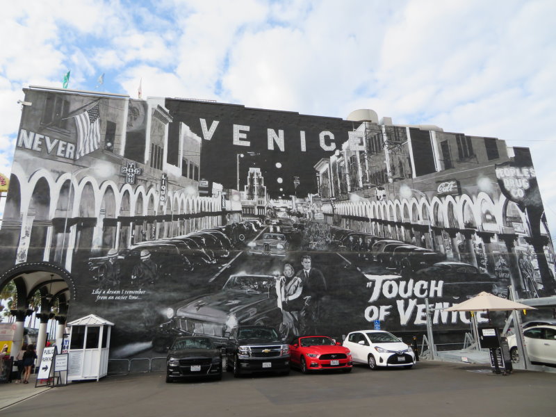 Venice Beach is a place for Artists and Musicians: Many Murals throughout
